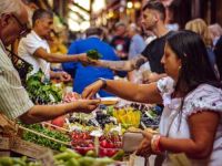 An Italian food market